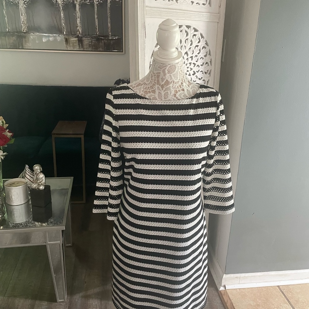Black and white dress